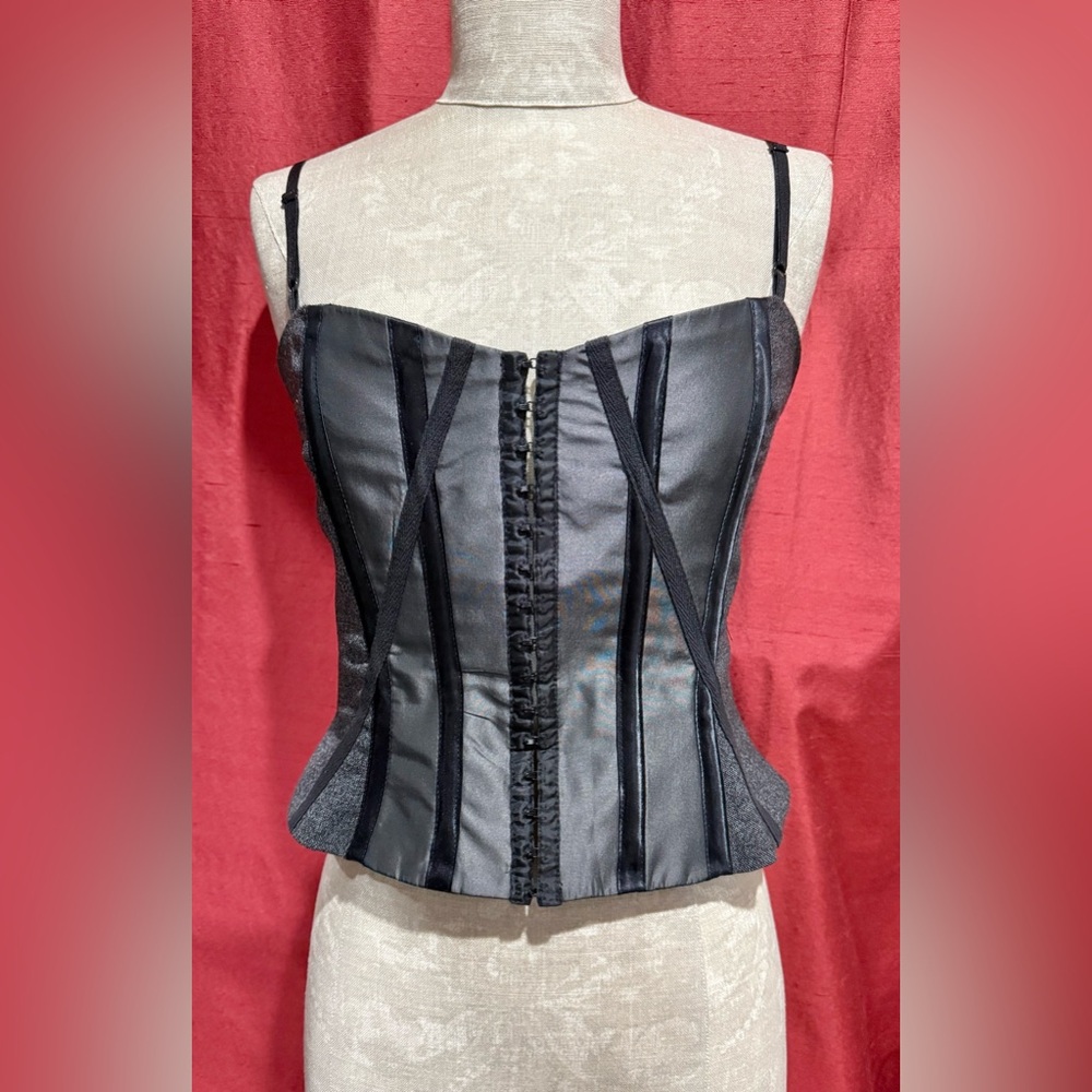 Andrea Rosati Women's corset Gray/Black 
Excellent condition S 2 Made in Italy